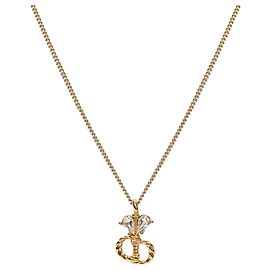 Dior Colar Cubic CD Gold Dourado