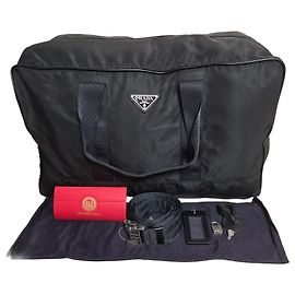 Prada Nylon Boston Bag Reisetasche Schwarz