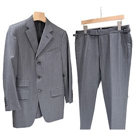 Tom Ford Two-Pocket Wool Blazer Pants Suit Setup (Size Brown