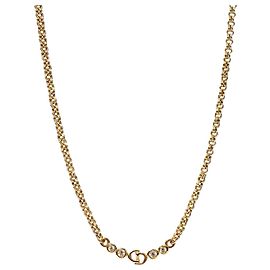 Dior Collier Cubic CD Gold Doré