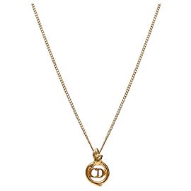 Dior Collier Round CD Gold Doré