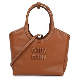 Miu Miu Leather Women’s Tote Bag Brown