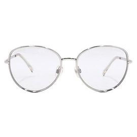 Chanel Silver CC Logo Eyeglass Frame Silvery