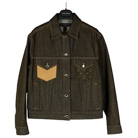 Louis Vuitton Giacca in denim Monogram Speedy Patch Multicolore