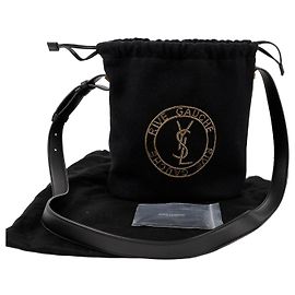Autre Marque Borsa a tracolla con logo ricamato Nero Nero