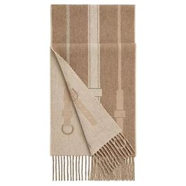 Hermès Kaschmirschal beige Braun