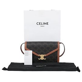 Céline Borsa a tracolla a busta Triofe Marrone