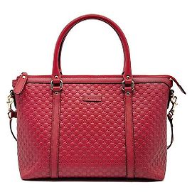 Gucci Borsa Tote e a Tracolla Micro Shima Line Rosso
