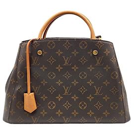 Louis Vuitton Monogram Montaigne MM Marron