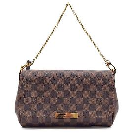 Louis Vuitton Damier Favorite MM Marron Sac à main Marron