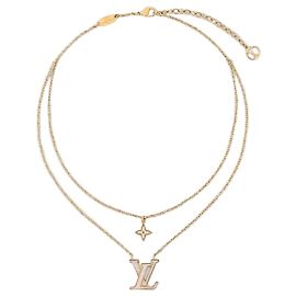 Louis Vuitton Colar de pérolas para senhora Branco