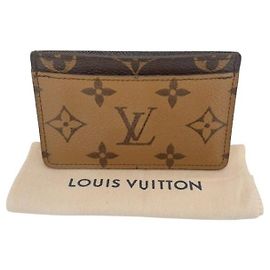 Louis Vuitton Monogram Reverse Canvas Card Holder Multiple colors