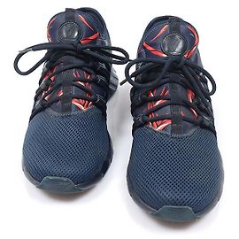 Louis Vuitton Navy Neoprene Mesh Fasttrain Women's Sneakers Blue