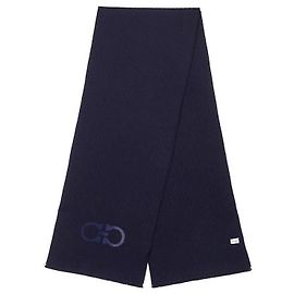 Cachecol de jacquard Salvatore Ferragamo azul Azul