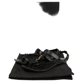 Autre Marque Cassandra T-Strap Sandalen Größe Braun