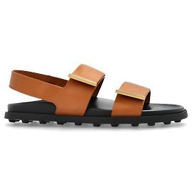 Tod's Leather Strap Sandals Brown