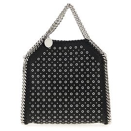 Stella Mc Cartney Sac à main en polyester noir Noir