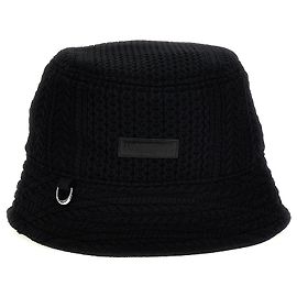 Jacquemus Cappello a secchiello in viscosa nero Nero