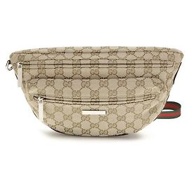 Gucci Beige Fabric Shoulder Bag Beige