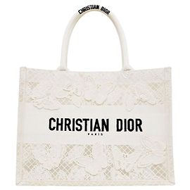 Dior  mala Book Tote Medium com Bordado de Borboleta Multicor