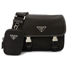 Prada Borsa a tracolla da uomo in Re-Nylon XOP Nero