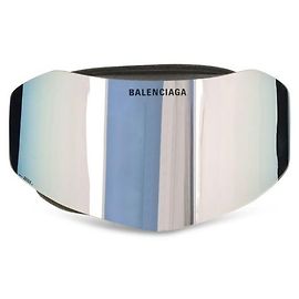 Balenciaga Silver Polyamide Sunglasses Silvery