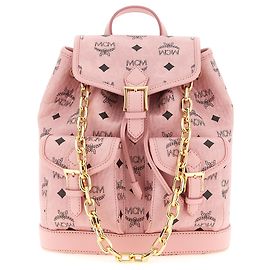 MCM Mochila multicolor de polietileno Rosa