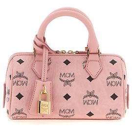 MCM Borsa multicolore in polietilene Rosa