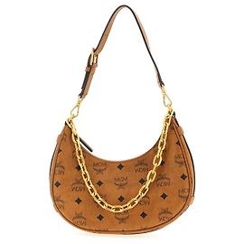 MCM Borsa a tracolla in polietilene marrone Marrone
