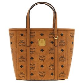 MCM Brown Polyethylene Tote Bag Brown