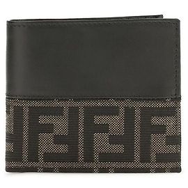 Fendi Brown Calf Leather Bos Taurus Wallet Brown
