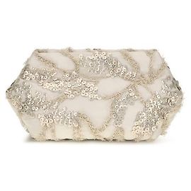 Brunello Cucinelli Beige Silk Clutch Bag Beige