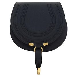 Chloé Borsa a tracolla Bos Taurus in pelle di vitello nera Nero