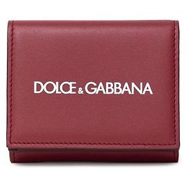 Mini cartera Dolce & Gabbana de cuero roja Roja