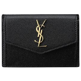 Autre Marque Uptown Monogram Card Holder Black Black