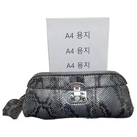Gucci Clutch Lady Lock em Python Edição Limitada Branco