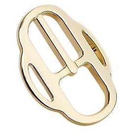 Hermès Mini Boucle Twilly Ring Marrom