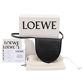 Loewe Bolsa Tiracolo Mini Heel Pouch Marrom
