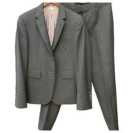 Thom Browne Wool Suit Set Brown Brown
