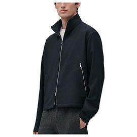 Hermès Camicia giacca a maniche lunghe con zip Multicolore