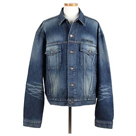 Balenciaga Denim Jacket Blue Blue