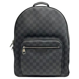 Louis Vuitton Josh Rucksack aus Graphit-Canvas Braun
