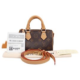Louis Vuitton Sac cabas Nano Speedy Monogram Canvas Multicolore