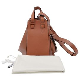 Loewe Small Hammock Shoulder Bag Brown Brown
