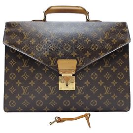 Louis Vuitton Pasta Briefcase Monogram Marrom