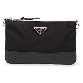 Prada Funda para smartphone Speedlock de nailon reciclado Negro