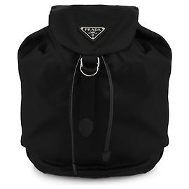 Zainetto Prada in nylon nero Nero