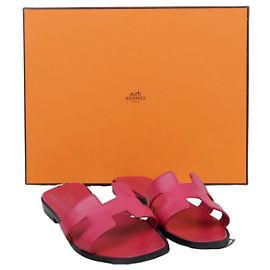 Hermès Oran Sandal Slipper Größe Braun
