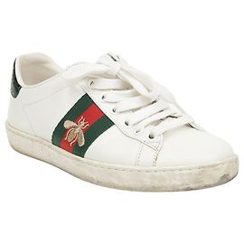 Gucci Ace Bee Sneakers White White