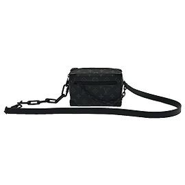 Louis Vuitton Borsa a tracolla Mini Soft Trunk in tela Monogram Eclipse Multicolore